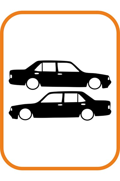 EYBA STİCKER مجموعة ملصقات السيارات توفاش من اليمين إلى اليسار - قطعتين، 25x8...