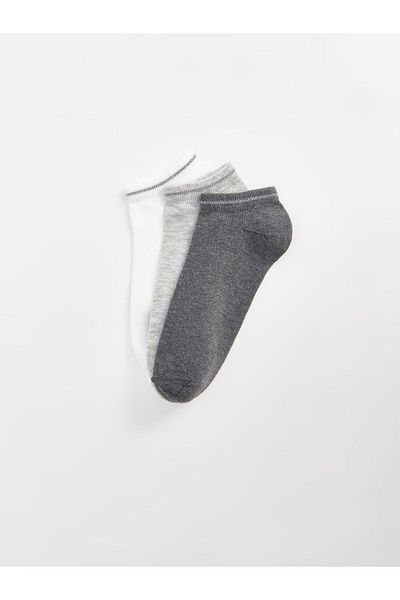 LC Waikiki Pack of 3 Women's Plain Booties Socks
