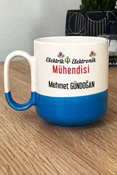 Hedizu Kişiye Özel Elektrik Elektronik Mühendisi Pro Kupa Bardak Mavi Mühendi...
