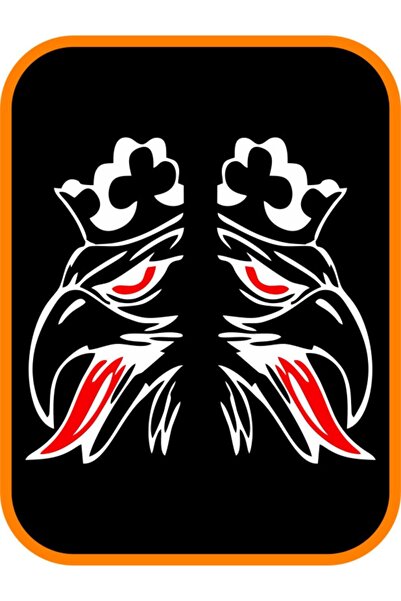 EYBA STİCKER ملصق سيارة تجاري من King Eagle قطعتين باللون الأيمن والأيسر مقاس...