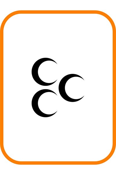 EYBA STİCKER ملصق أسود ثلاثي الهلال مقاس 14 × 12 سم للسيارات والمحركات