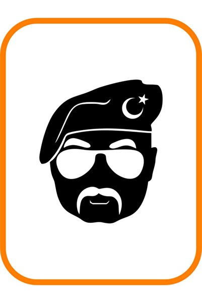 EYBA STİCKER Black Pöh Special Operations Auto Sticker - 15x13 Cm Motor Sticker