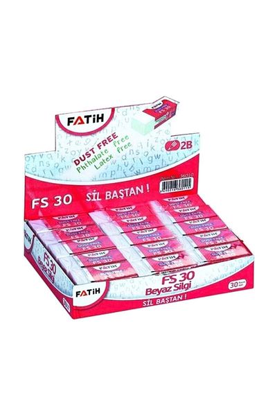 Fatih Fs-30 Eraser Pastel Colors Fa36020slpa 30 Lu (1 πακέτο 30 τεμάχια)