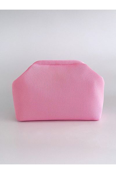 HEYBE'S Дамска светлорозова чанта тип клъч
