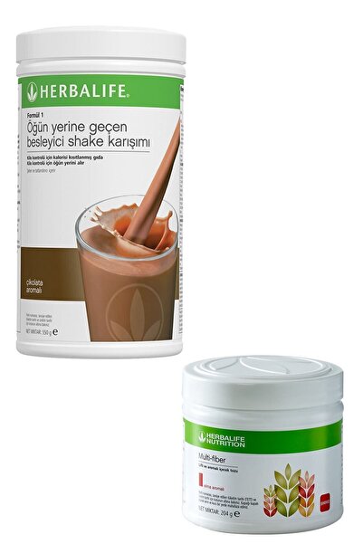 Herbalife Çikolatalı Shake 1 Adet Ve Multi-fiber Multi- Fiber Lifli Ve Aromal...