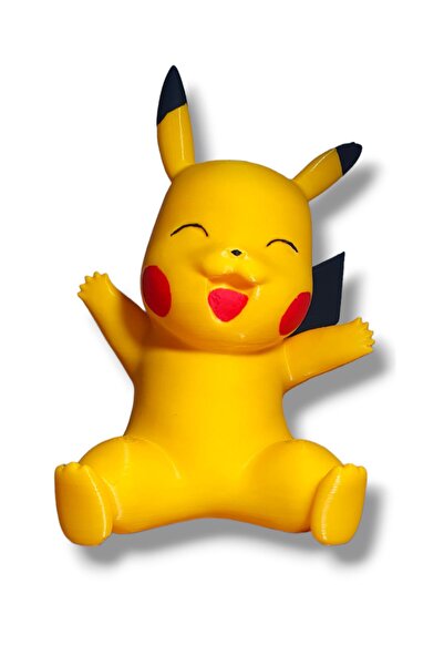 etmo 3d dizayn POKEMON FİGÜRÜ-PİKACHU-15 CM FİGÜR