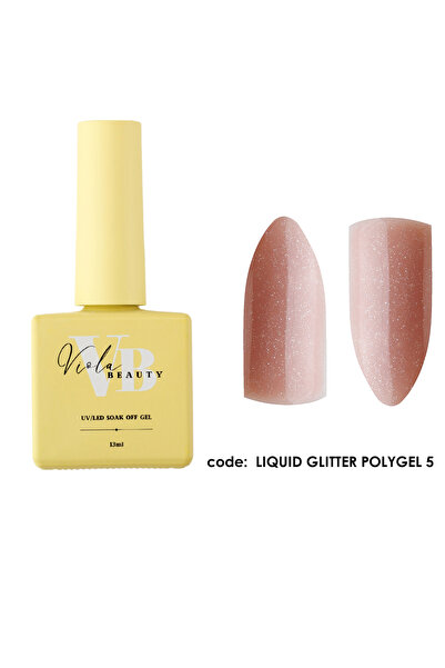 VIOLA BEAUTY Liquit Poly Gel GLITTER - Akışkan Formül YENİ SERİ 13 ml Şişeler...