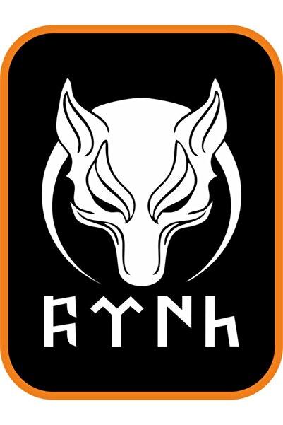 EYBA STİCKER ملصق سيارة مكتوب عليه هلال الذئب الأبيض مقاس 27 × 20 سم