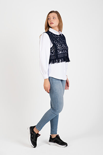 Hatun Atila Hatunatila Tasseled Lace Sweater - 5043