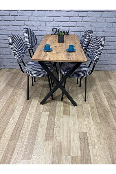 BAMBEDS MOBİLYA Masa Takımı, Yemek Masası, Mutfak Masası, Balkon Masası - 60x...