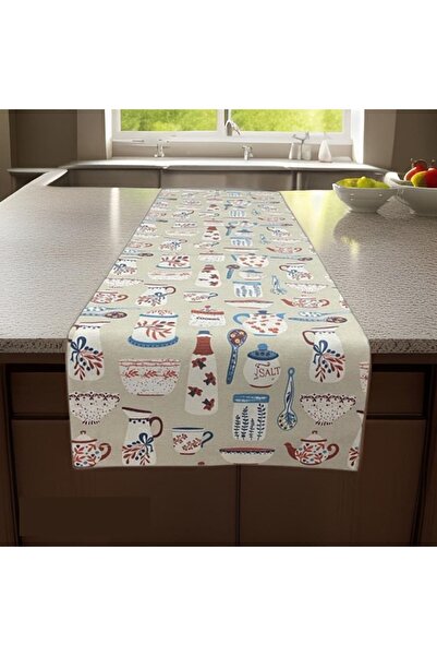 Pyramid Home 40x170 Cm Lenjerie Duck Bumbac Runner - Pentru Bucatarie si Masa