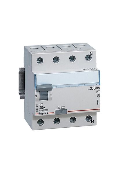 Legrand 4x40 Ampere 300 Ma Residual Current Relay403195