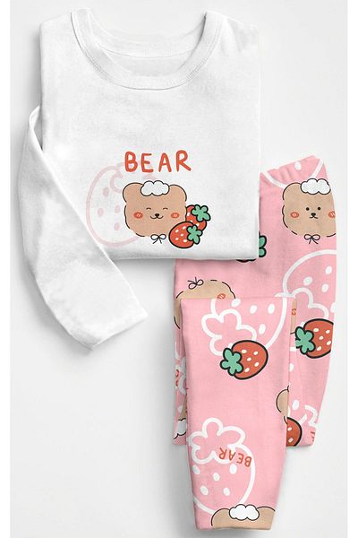PEMBİŞ HOMEWEAR Set de pijamale Winter Strawberry Super Soft