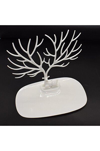 CMT Deer Patterned Suit Stand - Ring Earring and Necklace Hanger Jewelry Organizer