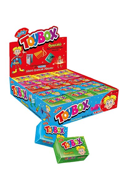 Toybox Sakız 5 gr X 20'li Kutu Oyuncaklı Meyve Aromalı