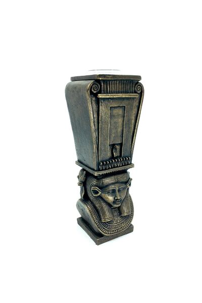 Veronese Antik Mısır Aşk Bereket Doğum Tanrıçası Hathor Figürlü Dekoratif Tek...