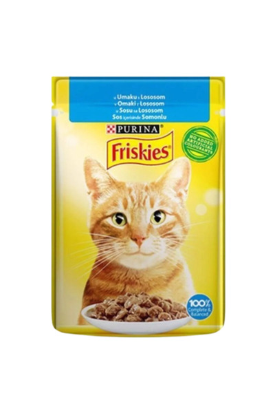 Friskies Somonlu Soslu Yaş Kedi Maması 85gr x 26 Adet
