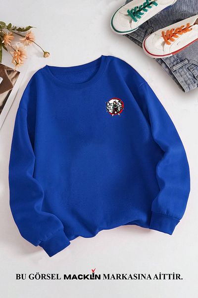 macklin Hanorac unisex inspirat de anime Demon Tanjiro Kamado - Decolteu, imprimat cu design special