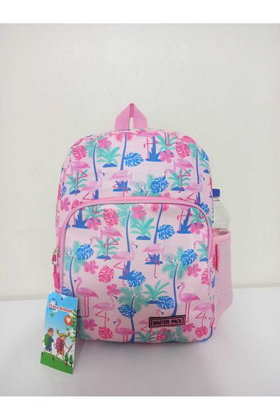 Alanç Gift Geantă specială cu model Flamingo - Rucsac zilnic și pentru creșă pentru fete