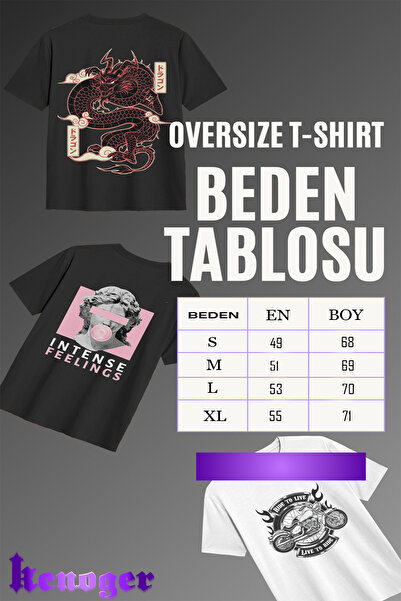 kenoger Unisex Porsche Çizgi Tasarım Baskılı Bisiklet Yaka Tişört