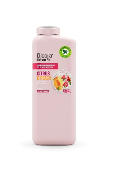 DICORA URBAN FIT جل استحمام فيتامين سي بالحمضيات والمشمش 400 مل8410262902103