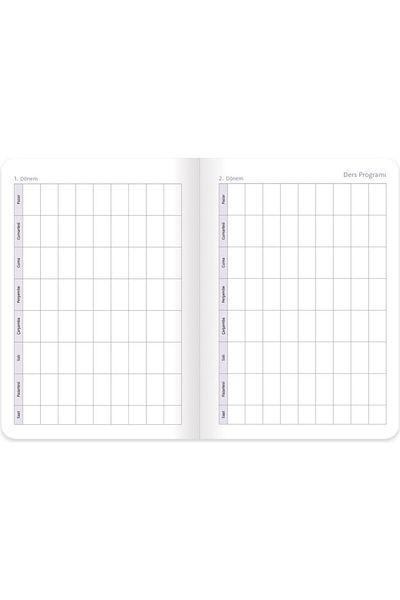 KESKİN COLOR Agenda Academică Keskin Color Spirale Flori albastre 17X24 Cm 830226-99