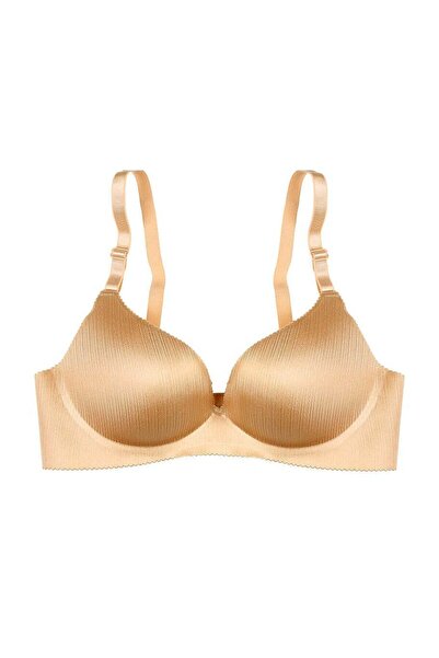 UMT Underwear Γυαλιστερό σουτιέν Push Up χωρίς ραφή με κοπή με λέιζερ