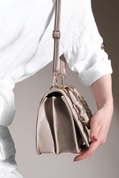 Marjin Women's Hand&Shoulder Bag Crossbody Bag Lenci mink