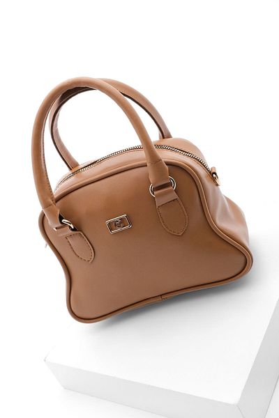 Marjin Women's Adjustable Strap Hand Shoulder Bag Sines Camel