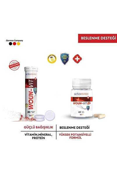 Acto Mins Woun-vit Woun-vit Plus / Beslenme Desteği