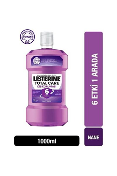 Listerine Total Care 6 Etki Bir Arada Diş Koruması 1000 ml