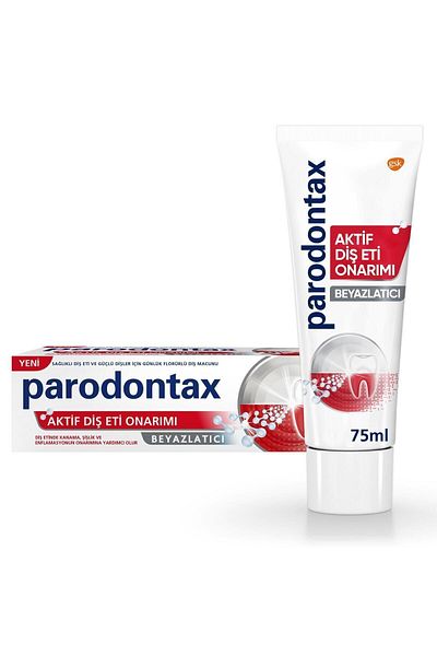 Parodontax Whitening Active Toothpaste - 75ml X 2 Pieces