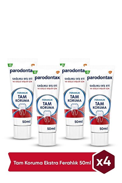 Parodontax Tam Koruma Ferahlık Diş Macunu 4x50ml