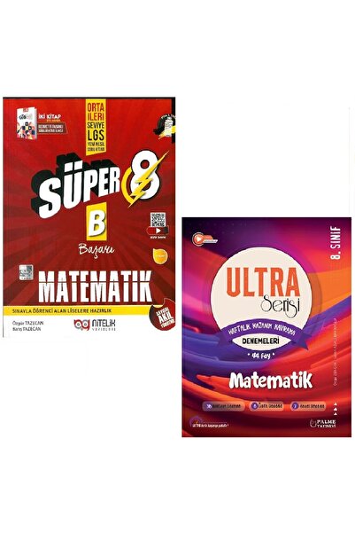 Nitelik Yayınları SÜPER 8 MATEMATİK SORU KİTABI-PALME ULTRA MATEMATİK DENEME