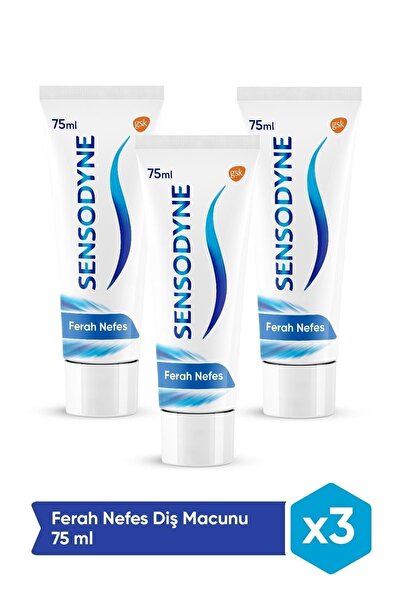 Sensodyne Ekstra Ferah Diş Macunu X3