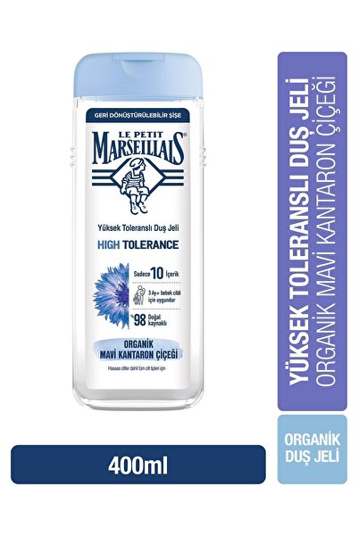 Le Petit Marseillais High Tolerance Mavi Kantaron 400ml Duş Jeli