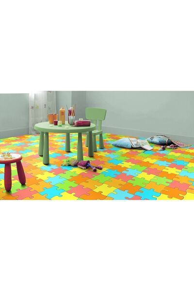 HOBBYHANE Anasınıf Halı,Kreş Halı,Anaokul Halı,Çocuk Odası Halı,Puzzle Desen ...