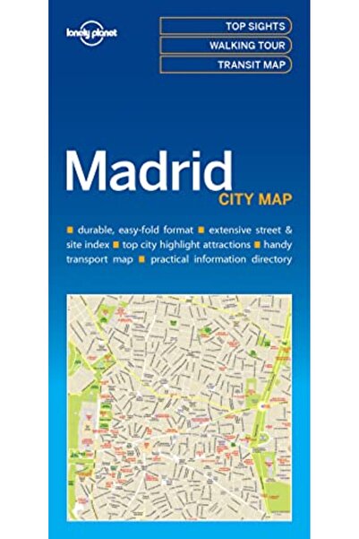 Hachette خريطة مدينة مدريد من Lonely Planet
