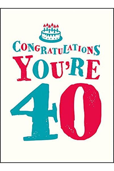 Hachette مبروك لقد بلغت الأربعين