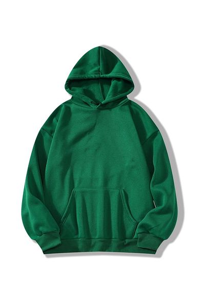 khufu Φούτερ Unisex με πράσινη κουκούλα χωρίς στάμπα