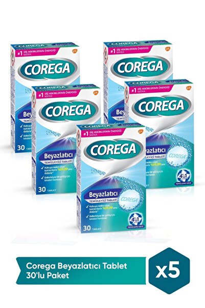 Corega Temizleyici Tablet 150 Adet (30x5)
