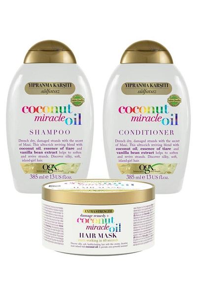 OGX Coconut Miracle Oil - Anti-Tearing Shampoo and Conditioner