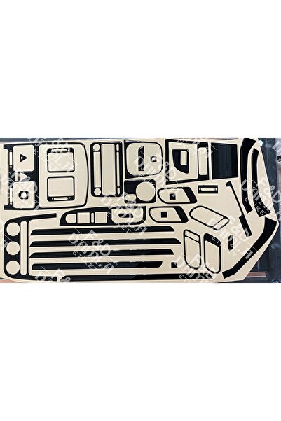 FD Damla Etiket Volkswagen Golf 5 Jetta Mk5 Torpido, Konsol, Trim, Göğüs Maun...