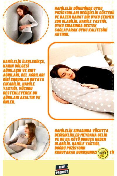 OMZ Pregnant Sleeping Pillow - Cushion with Sitting Support