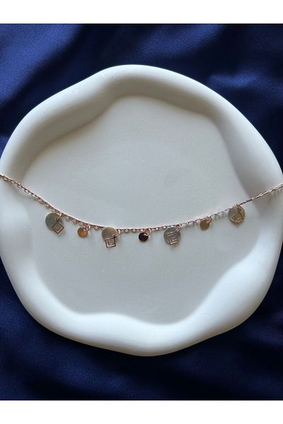 Gigi Rosegold Design Detailed Anklet