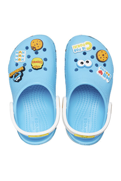Crocs 208847-404 Sesame Workshop Cls Clg T çocuk Terlik Açık Mavi