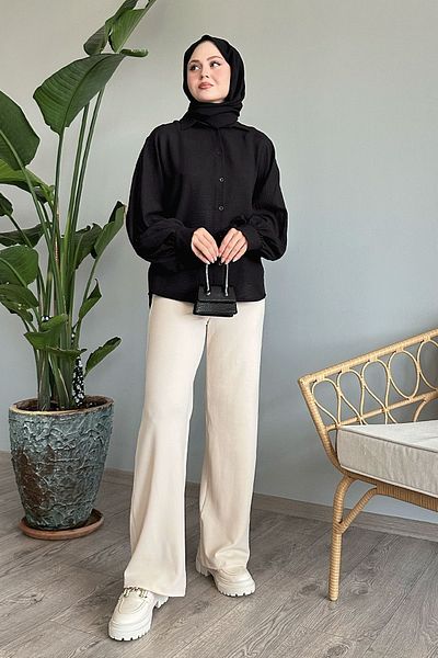 InStyle Cămașă de bază neagră