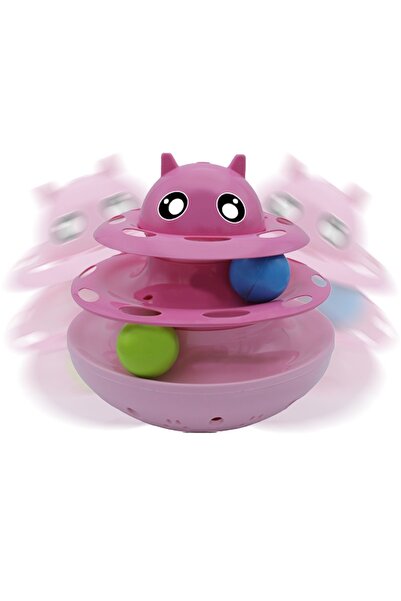 Nunbell Mama Hazneli Yatmaz Sallanan Kedi Köpek Oyuncağı Shaking Circular Tur...