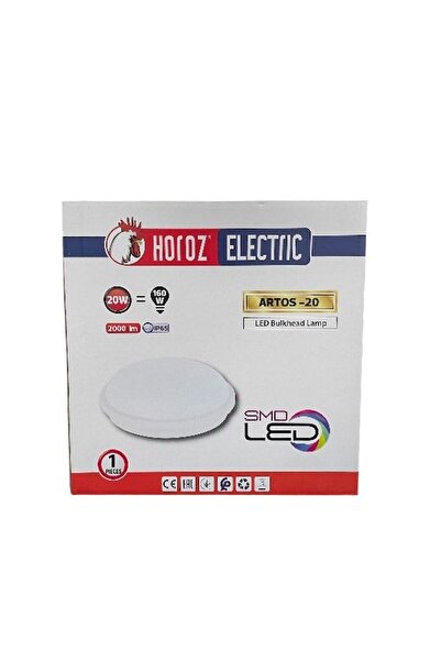 Horoz Artos-20 20w Nemliyer Armatür Beyaz
