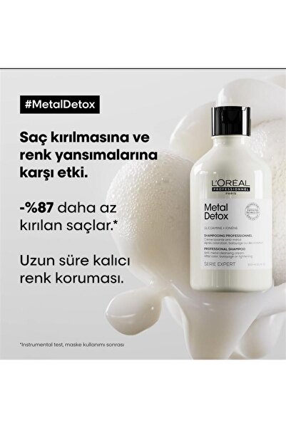 L'oreal Professionnel Loreal Professionnel Paris Serie Expert Metal Detox Saça Yoğun Parlaklık ve Canlılık veren 2li Set/